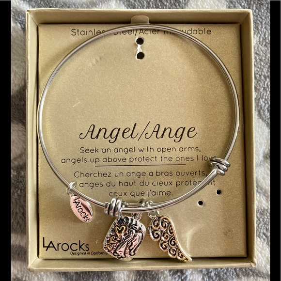 LA rocks Jewelry - NEW! LArocks Stainless Bracelet - Angel